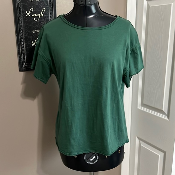 Bundle 525 America Basic T Shirts. Olive Green & Medium Blue. Size Small. - Picture 1 of 6
